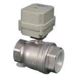 2 Way Motorized Stainless Steel304 Ball Valve Approved NSF61 for drinking waterT50-S2-C