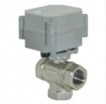 DN15 Vertical T type Electric 3 Way Ball Valve