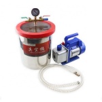 YIDAY 304 Stainless steel Vacuum chamber with vacuum pump