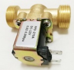 YIDAY DC12V 2-Way Normally Closed Valve Brass Electric Solenoid Valves for Air Water (3/4 Inches)